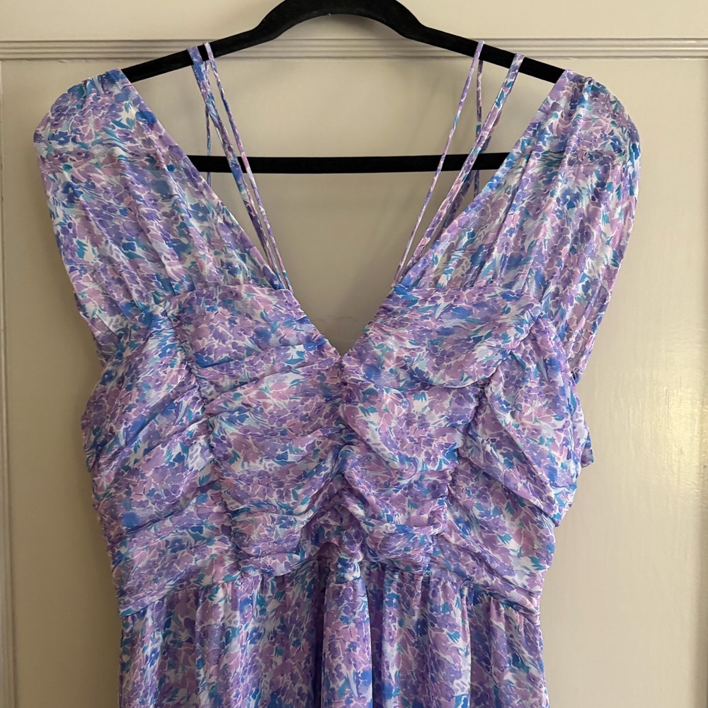NWT For Love & Lemons Floral Maxi Dress - Picture 3 of 7